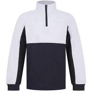 Finden & Hales Navy/White Contrast Panel Track Top - Track Top Finden & Hales Navy/White Contrast Panel Track Top - Track Top