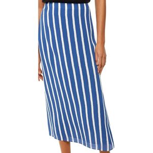 Whistles Blue Crinkle Stripe Midi Skirt - Skirt Whistles Blue Crinkle Stripe Midi Skirt - Skirt