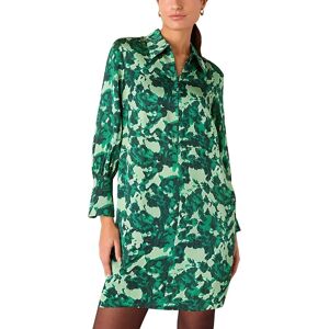Whistles Spun Bouquet Mini Dress - Shirt Style Mini Dress Whistles Spun Bouquet Mini Dress - Shirt Style Mini Dress