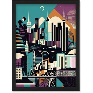 Artery8 - Dundee City - Modern Abstract Cityscape Artery8 - Dundee City - Modern Abstract Cityscape