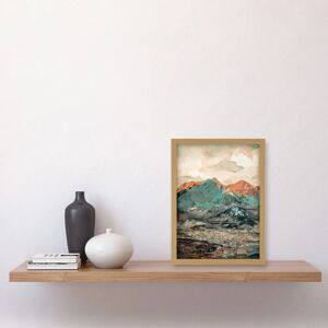 Artery8 - Sunrise in Lienz - Light Oak - A4 - Wall Art Artery8 - Sunrise in Lienz - Light Oak - A4 - Wall Art