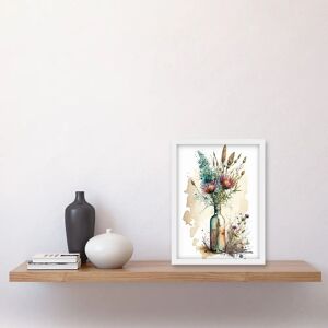 Artery8 - Spring Flower Bouquet - A4 White - Art Print Artery8 - Spring Flower Bouquet - A4 White - Art Print