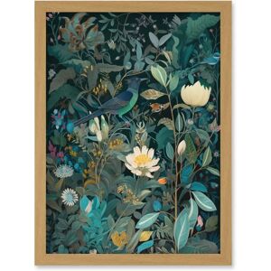 Artery8 - Audubon Style Birds in Blooming Wildflower Field Artery8 - Audubon Style Birds in Blooming Wildflower Field
