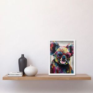 Artery8 - Koala With Purple Sunglasses - Wall Art Artery8 - Koala With Purple Sunglasses - Wall Art