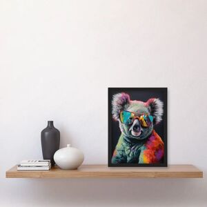 Artery8 - Koala Bear - Multicoloured - Framed Wall Art Artery8 - Koala Bear - Multicoloured - Framed Wall Art