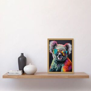 Artery8 - Koala Bear - Multicoloured Artwork - Framed Wall Art Artery8 - Koala Bear - Multicoloured Artwork - Framed Wall Art