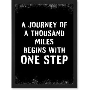 Artery8 - A Journey Of A Thousand Miles - Framed Wall Artwork Artery8 - A Journey Of A Thousand Miles - Framed Wall Artwork