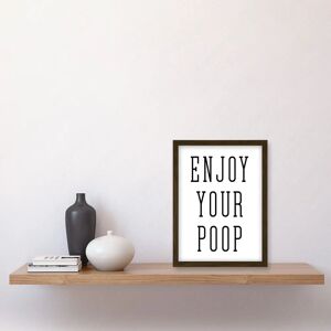 Artery8 - Enjoy Your Poop - A4 - Wall Art Artery8 - Enjoy Your Poop - A4 - Wall Art