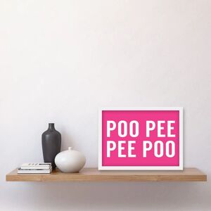 Artery8 - Funny Toilet Wall Art - White A4 - Wall Art Print Artery8 - Funny Toilet Wall Art - White A4 - Wall Art Print