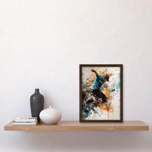 Artery8 - Parkour Jump - A4 - Brown - Wall Art Artery8 - Parkour Jump - A4 - Brown - Wall Art