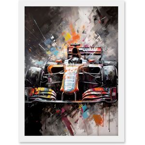 Artery8 - Race Car Grand Prix - Multicoloured - Wall Art Print Artery8 - Race Car Grand Prix - Multicoloured - Wall Art Print