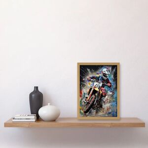 Artery8 - Motocross Race Action Shot - Framed - Wall art print Artery8 - Motocross Race Action Shot - Framed - Wall art print