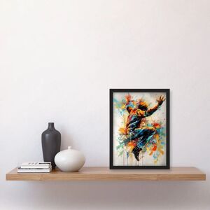 Artery8 - Freestyle Dancing - Black - A4 - Wall Art Print Artery8 - Freestyle Dancing - Black - A4 - Wall Art Print