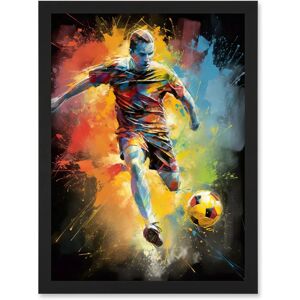 Artery8 - Footballer About to Kick the Ball - Black Artery8 - Footballer About to Kick the Ball - Black