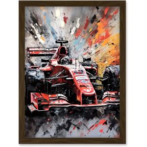 Artery8 - Grand Prix - Red - A4 - Wall Art Print Artery8 - Grand Prix - Red - A4 - Wall Art Print