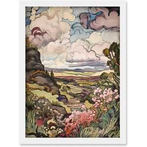 Artery8 - A Wild Scottish Landscape on a Cloudy Day - A4 - Framed - Wall Art Print Artery8 - A Wild Scottish Landscape on a Cloudy Day - A4 - Framed - Wall Art Print