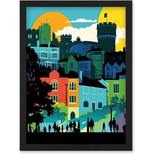 Artery8 - Nottingham City Abstract - Framed - A4 - Wall Art Artery8 - Nottingham City Abstract - Framed - A4 - Wall Art