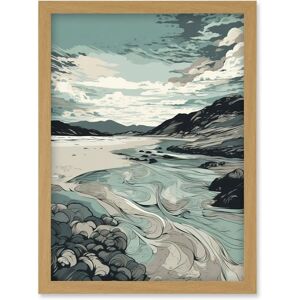 Artery8 - Luskentyre Beach - Landscape - Framed Wall Art Artery8 - Luskentyre Beach - Landscape - Framed Wall Art