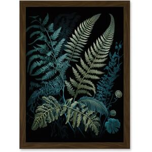 Artery8 - Ernst Haeckel Leaf Illustration - A4 - brown frame - Art print Artery8 - Ernst Haeckel Leaf Illustration - A4 - brown frame - Art print