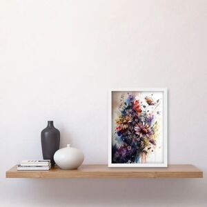 Artery8 - Flower Bouquet - A4 - Framed - Wall Art Print Artery8 - Flower Bouquet - A4 - Framed - Wall Art Print