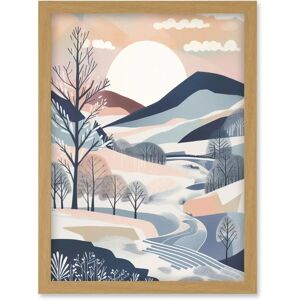 Artery8 - Countryside Path - Light Oak - A4 - Wall Art Artery8 - Countryside Path - Light Oak - A4 - Wall Art
