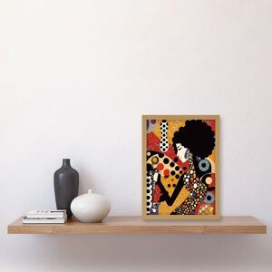 Artery8 - Soul Music Singer - Dot Pattern - Framed - Wall Art Artery8 - Soul Music Singer - Dot Pattern - Framed - Wall Art