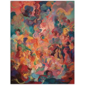 Artery8 The Hedonism Rainbow - XL 24x32 in - Pastels - Wall Art Poster Print Artery8 The Hedonism Rainbow - XL 24x32 in - Pastels - Wall Art Poster Print