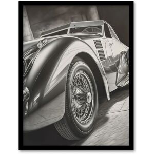 Artery8 - Hyper Realism Pencil Drawing Sports Car - A4 - Artwork Artery8 - Hyper Realism Pencil Drawing Sports Car - A4 - Artwork