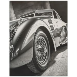 Artery8 - Hyper Realism Pencil Drawing Sports Car - 18X24 Inch Artery8 - Hyper Realism Pencil Drawing Sports Car - 18X24 Inch