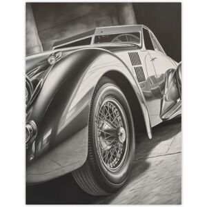 Artery8 - Hyper Realism Pencil Drawing Sports Car - XL Poster Artery8 - Hyper Realism Pencil Drawing Sports Car - XL Poster