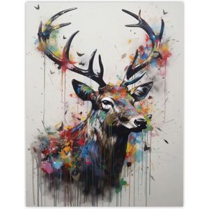 Artery8 - Monarch Of The Glen Stag - 24x32 in - XL - Wall Art Artery8 - Monarch Of The Glen Stag - 24x32 in - XL - Wall Art