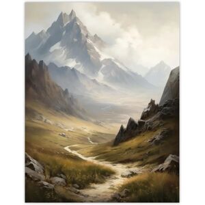 Artery8 - The Alps Path - Panoramic - Wall Art Artery8 - The Alps Path - Panoramic - Wall Art