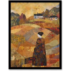 Artery8 - Our Harvest Fields - Warm Orange Ochre - Art Print Artery8 - Our Harvest Fields - Warm Orange Ochre - Art Print