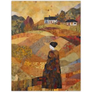 Artery8 - Our Harvest Fields - Autumn Farm - Wall Art Artery8 - Our Harvest Fields - Autumn Farm - Wall Art
