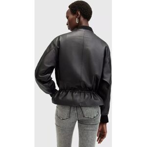 Blouson aviateur en cuir Sofi d'AllSaints - Veste en cuir - Publicité Blouson aviateur en cuir Sofi d'AllSaints - Veste en cuir - Publicité