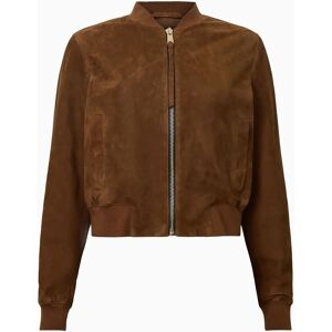 Veste bomber en suédé AllSaints Orten - Veste - Publicité Veste bomber en suédé AllSaints Orten - Veste - Publicité