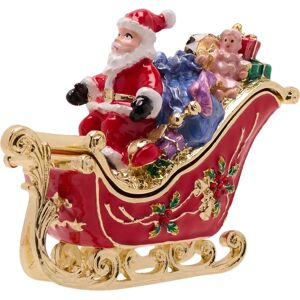 Juliana Santa Sleigh Trinket Box - Christmas Decor Juliana Santa Sleigh Trinket Box - Christmas Decor