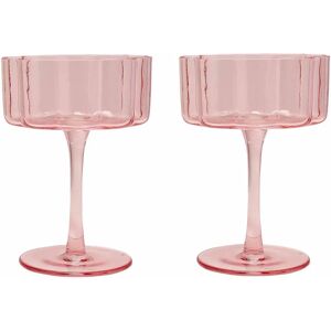 Widdop & Co - Hestia - Pink - 2-piece - Martini Glasses Widdop & Co - Hestia - Pink - 2-piece - Martini Glasses