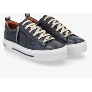 Moda In Pelle Filician Navy Leather Trainers - Trainers Moda In Pelle Filician Navy Leather Trainers - Trainers