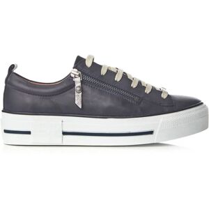 Moda In Pelle Filician Navy Leather Trainers - Size 41 Moda In Pelle Filician Navy Leather Trainers - Size 41