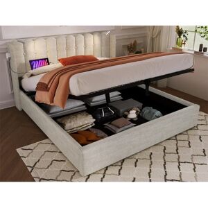 ModernLuxe Opbergbed - LED, USB, 160x200cm ModernLuxe Opbergbed - LED, USB, 160x200cm