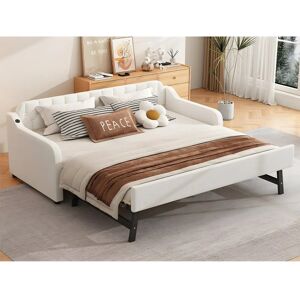 ModernLuxe - Lit gigogne - 90x200 cm - Beige - Slaapbank ModernLuxe - Lit gigogne - 90x200 cm - Beige - Slaapbank