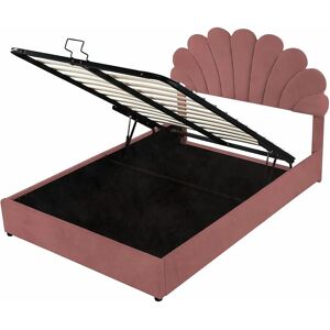 ModernLuxe Fluwelen Bed 140x200cm met Opbergruimte - Bedtype ModernLuxe Fluwelen Bed 140x200cm met Opbergruimte - Bedtype