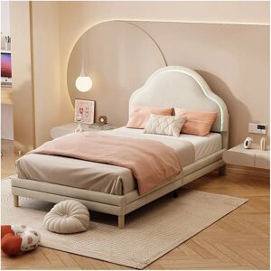 MERAX - 90x200 PU blanc - Lit MERAX - 90x200 PU blanc - Lit