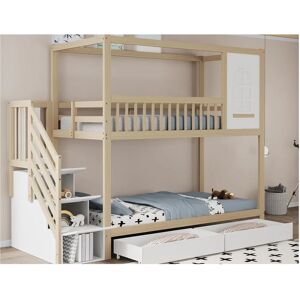 ModernLuxe - Lit superposé - 90x200cm - Loft Bed ModernLuxe - Lit superposé - 90x200cm - Loft Bed