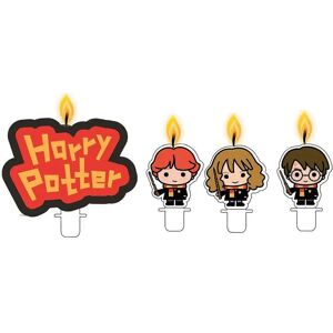 Harry Potter Model Pack of 4 Birthday Candles - Birthday Candles Harry Potter Model Pack of 4 Birthday Candles - Birthday Candles