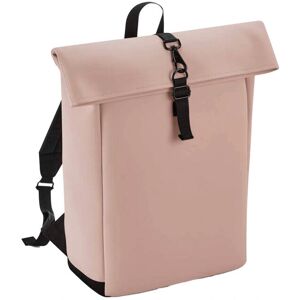 Bagbase Nude Pink Roll Top PU Backpack - Backpack Bagbase Nude Pink Roll Top PU Backpack - Backpack
