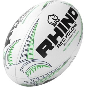 Ballon de rugby Rhino Recyclone Blanc/Noir/Vert - Ballon de rugby Ballon de rugby Rhino Recyclone Blanc/Noir/Vert - Ballon de rugby