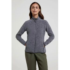 Mountain Warehouse Snowdon II Melange Voll-Reißverschluss Fleece Jacke - Grau - Größe 12 Mountain Warehouse Snowdon II Melange Voll-Reißverschluss Fleece Jacke - Grau - Größe 12