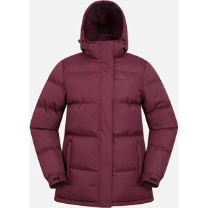 Mountain Warehouse Burgundy Waterdichte Gewatteerde Jas - Dames - UK 8 Mountain Warehouse Burgundy Waterdichte Gewatteerde Jas - Dames - UK 8